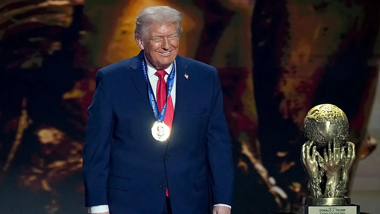 President Trump wins inaugural Fifa Peace Prize